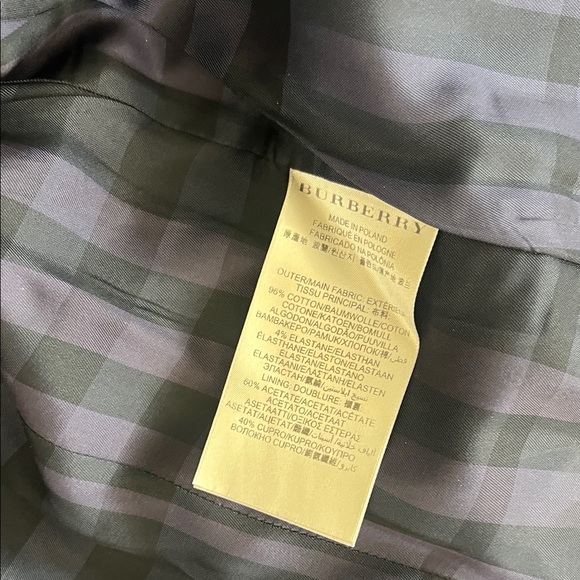 Burberry Navy  Blue Trench Coat - Picture 11 of 11